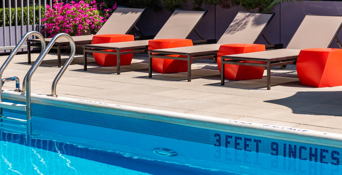 outdoor pool at 568 Union, New York